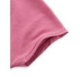 thumbnail image 6 of Biekopu Toddler Girls Bikini Cover-Ups Solid Color Crew Neck Batwing Sleeves Elastic Waist Cute Swimsuit Cover Up Beach Dress, 6 of 9