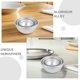 thumbnail image 3 of WHAMVOX 12Ud Media Bola De Aluminio Antiadherente Para Pasteles Ideal Para Cocina Y Eventos, 3 of 8