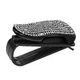 thumbnail image 4 of 5 x - Soporte para gafas para visera de coche, clip para billetes con diamantes de imitación para mujeres y niñas , 6 piezas, 4 of 8