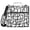 Line Maze, variant on 3 Ring Zipper Binder with Shoulder Strap Waterproof Trapper Keeper 2 Inch D-Ring 500 Sheets Capacity Blue Butterflies and Flowers