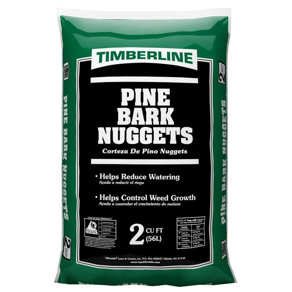 Timberline All Natural Pine Bark Nuggets, 2 Cubic Foot
