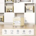 thumbnail image 2 of Cubo de almacenamiento DIMJ Cube, 6 paquetes con asas, para armario, color beige, 2 of 6