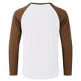thumbnail image 4 of Mens Henley Shirts Cotton Long Sleeve Casual Pullover Shirts Stylish Lightweight Button Soft Solid Basic Tee Shirt, 4 of 4
