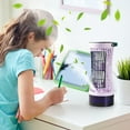 SATRINO Rotation Small Desk & Fan , 3 Speeds, Quiet Little Personal