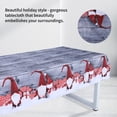 thumbnail image 3 of Decorative Christmas Tablecloths Cartoon  Home Party Decorations Festival Table Cover, 3 of 8