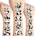 thumbnail image 1 of 120 PCS (24 Sheets) Panda Temporary Tattoos, Birthday Decorations Panda Party Favors, 1 of 3