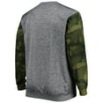 thumbnail image 3 of Men's Fanatics Heather Charcoal Los Angeles Lakers Big & Tall Camo Stitched Sweatshirt, 3 of 3