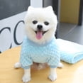 thumbnail image 7 of BT Bear Dog Sweater, Dog Shirt Coat Jacket, Warm Soft Flannel Pet Clothes Coat Jacket for Small Medium Dogs Girl Boy Blue M, 7 of 7