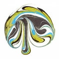thumbnail image 2 of Ludwig, Alicia 12x12 White Modern Wood Framed Museum Art Print Titled - Citrine Momentum III, 2 of 4