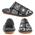 thumbnail image 4 of IAUYY Memory Foam House Slippers Suitable for Both Men and Women. Comfortable, Anti-Slip Plush Flat-Bottomed Slippers The Best Holiday Gift Black-and-white Collage Doodles, 4 of 9