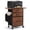 Brown, variant on KATHY&BOB Printer Stand with 3 Fabric Drawers, Mobile File Cabinet, Desk Table Cabinet Fits A4 Letter Size, Home Office Furniture, Brown