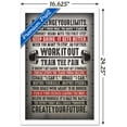 thumbnail image 3 of Challenge Your Limits Wall Poster, 14.725" x 22.375", Framed, 3 of 5