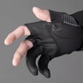 thumbnail image 3 of Gants en Cuir Antidérapants Demi-Doigts Camping Randonnée Cyclisme Gants Résistants à l'Usure, Largement Utilisés, 3 of 4