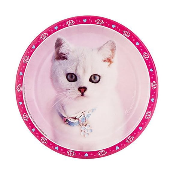 rachaelhale Glamour Cats Dessert Plates, 8pk