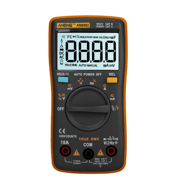 ANENG AN8002 6000 Counts True RMS Multifunctional Digital Multimeter