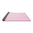 thumbnail image 2 of Ahgly Company Indoor Square Abstract Pink Contemporary Area Rugs, 4' Square, 2 of 4