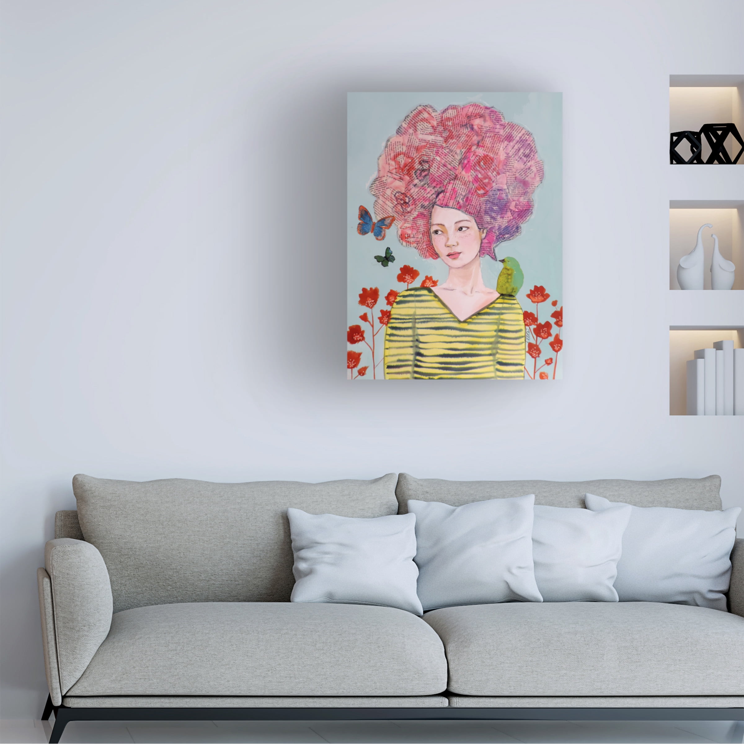 Sylvie Demers 'Histoires Deeenfance' Canvas Art