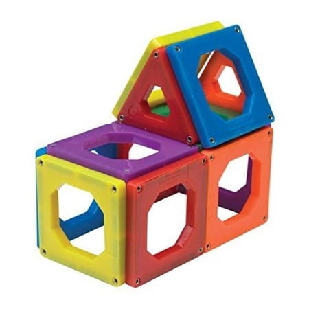 UPC 885312003655 product image for Discovery Kids Magnetic Tile Set 24 Piece Set - Multi Colored Pieces | upcitemdb.com