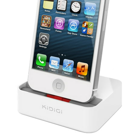 KiDiGi CASE/COVER-MATE WHITE CHARGER CRADLE DOCK STATION FOR iPOD TOUCH 5th (Best Docking Station For Ipod Touch 5th Generation)