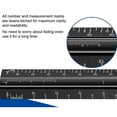 thumbnail image 3 of Architectural Scale Ruler, 12in Aluminum Scale, Triangular Ruler, Precise Scale Ruler for Blueprint Imperial Measurements, Drafting Ruler, Architect Ruler, Metal Scale Ruler, Architecture Ruler, 3 of 9