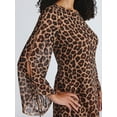 thumbnail image 4 of Time and Tru Women's Tie Sleeve Mini Dress, Sizes XS-XXXL, 4 of 5