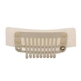 thumbnail image 3 of BELOVING 10 Pcs Pinces d'Extension de Cheveux à 9 Dents en Peigne à Pression avec Dos en Caoutchouc Blanc, 3 of 7