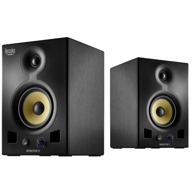 Altavoces de monitorización Hercules Monitor 5 Active de 160 W (par)