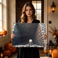 thumbnail image 6 of 3D Halloween Rug, Optical Illusion Door Mat for Entryway, Plush Skeleton Bath Mat, Soft Spooky Bedside Rug for Bedroom, Non Slip Fall Decor, Accent Rug, 6 of 6