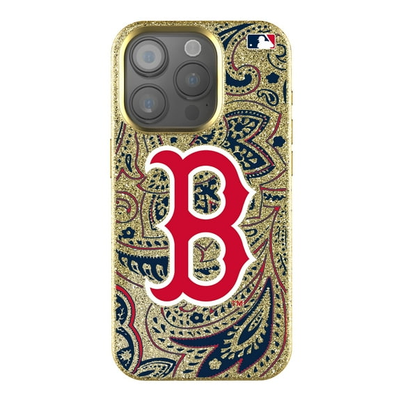 Keyscaper Boston Red Sox Paisley Bling iPhone Case