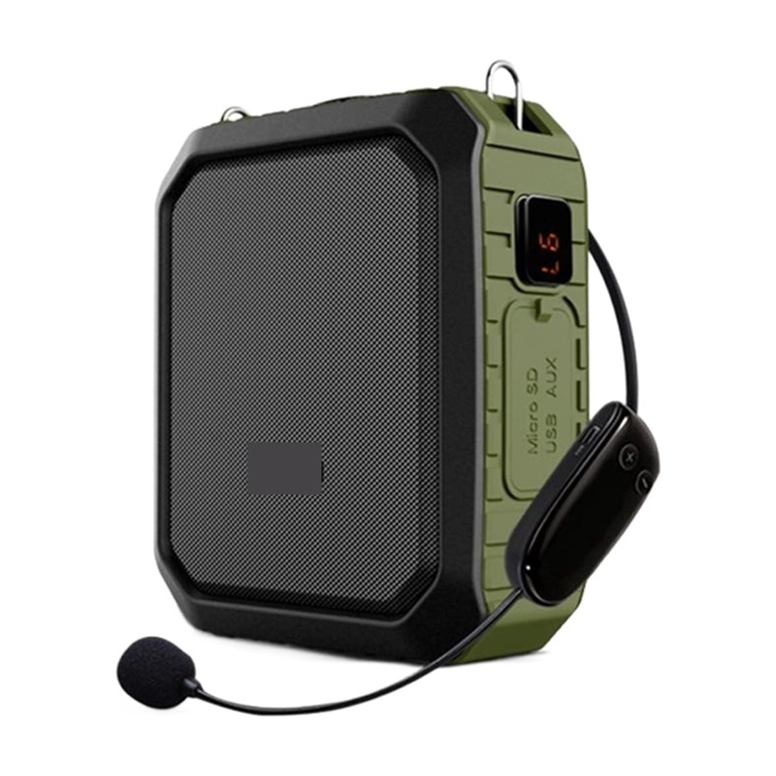 8W Portable Voice Amplifier Wireless UHF Microphone Waterproof Bluetooth Audio Speaker AUX TF USB Flash For Teachers ,Easy to Operate