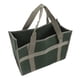 thumbnail image 4 of Bolsa de herramientas de boca ancha de lona verde OD, gran capacidad, resistente al desgaste, impermeable, bolsa de almacenamiento de herramientas para electri, 4 of 15