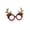 Gold, variant on Orangide Christmas Reindeer Glasses Party Props Antler Eyewear Fabric Covered for Adult Kids Holiday Xmas Decorative Accessories