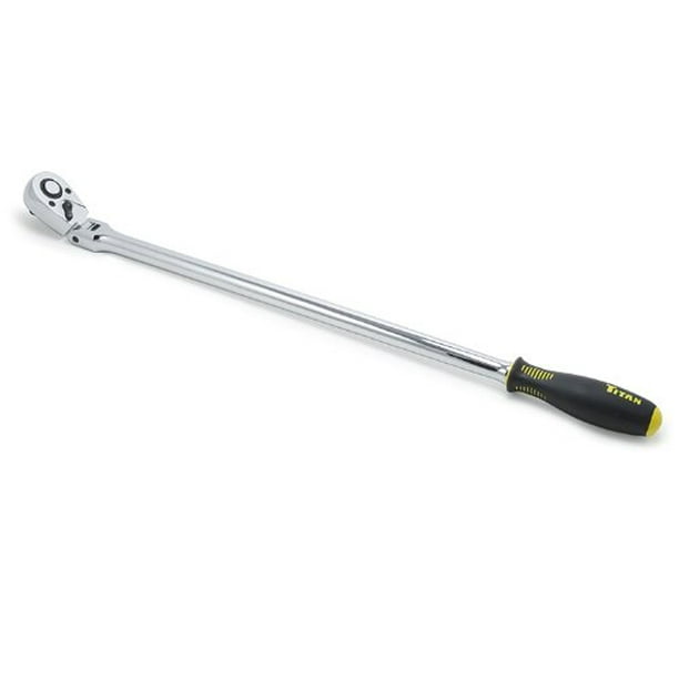 Titan 11072 1/2" Drive Extra Long Flexhead Quick Release Ratchet
