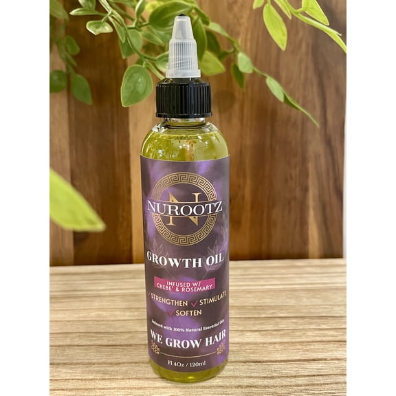 NuRootz Hair Growth Oil 4oz w/Chebe and Rosemary All Hair Types