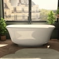 thumbnail image 5 of Dreamline BT41X3159C00 Elegance 59" Free Standing Acrylic Soaking Tub - White, 5 of 7