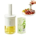 thumbnail image 1 of Oil Dispenser Bottle With Heat Brush Glass Oil Container For Kitchen And BBQ Cooking Use Silicone Basting Brush Included Versatile Oil Vinegar And Pourer, 1 of 7
