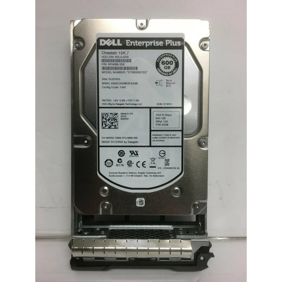 Dell Equallogic 600GB 15K SAS 02R3X 9FN066-058 ST3600057SS PS6210 PS6110 PS6100 849064020773
