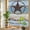 Multicolor, variant on Vintage Window Privacy Film, Western Country Brown Texas Star Wood Grain Farmhouse Stained Glass Rainbow Film Decorative Window Clings, Static Cling Sun Blocking Stickers 23.6" x 59"