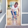 thumbnail image 6 of Toddleroo by North States 26.5"-42" Quick-Fit Baby Safety Gate, Oval Mesh Wood, 6 of 8