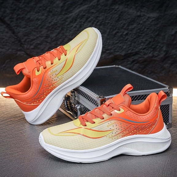 New Men's Big & Tall Casual Sneakers,Breathable Running Shoes Fashionable
