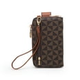 thumbnail image 3 of XB Women Leather Crossbody Wallet Cell Phone Purse Checkered Shoulder Handbag Clutch wristlet Wallets, 3 of 7