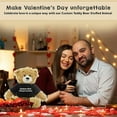 thumbnail image 6 of Made By Alien’s Realistic Stuffed Animals Soft Plush Toy- 12 Inch Personalized Gift for Birthday, Valentine’s day (Beige Teddy Bear Black Shirt), 6 of 6