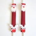 thumbnail image 2 of FESTFENDS Refrigerator Christmas Handle Covers Linen Red for Kitchen Appliances Handles 11.8*5.5in, 2 of 8