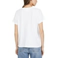 thumbnail image 2 of Ma Croix Womens Graphic Print Mad Over You Lightweight T Shirt, 2 of 6
