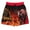 Red, variant on Jurassic World Park Blue Dinosaur UPF 50+ Swim Trunks Bathing Suit Little Kid