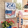 thumbnail image 2 of JLFNYA 250 Anniversary USA Flag, 12x18 Inches Double Sided Patterns Garden Flag, USA 250th Anniversary Garden Flag, Home Decor Farm Lawn Yard Outdoor Decoration, 2 of 6