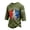 W9-Camouflage Green, variant on Men's 1776 We the People American Flag Shirt Crew Neck Three-quarter Sleeve Shirts American Flag Design Fun Graphic T-Shirts Classic Patriotic Summer Workout Freedom Tees,Light Blue 2XL