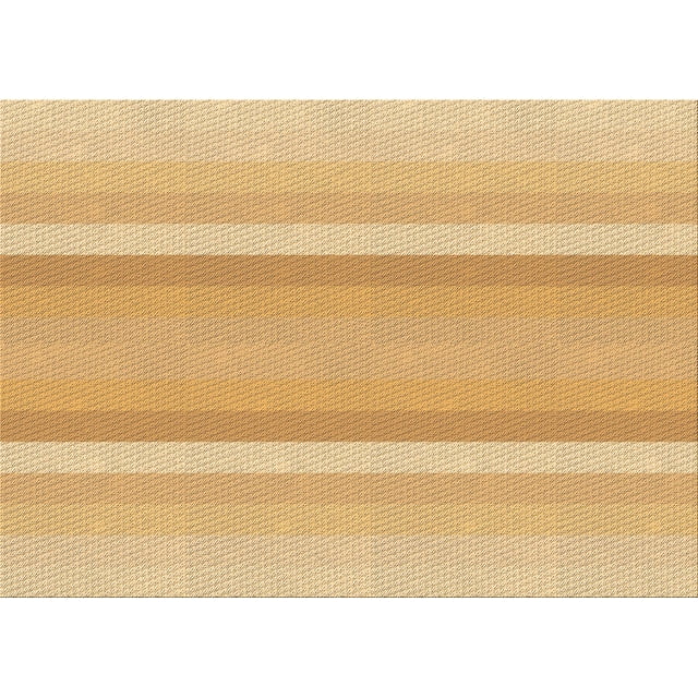 Ahgly Company Tapis d'Intérieur Rectangulaire Transitionnel Orange Lavable à la Machine, 4 Pieds x 6 Pieds