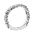 thumbnail image 2 of 1.00 Carat Excellent Round Cut Natural Diamond Beautiful Bridal Eternity Band for Bride Solid 14K White Gold Size 5, 2 of 8