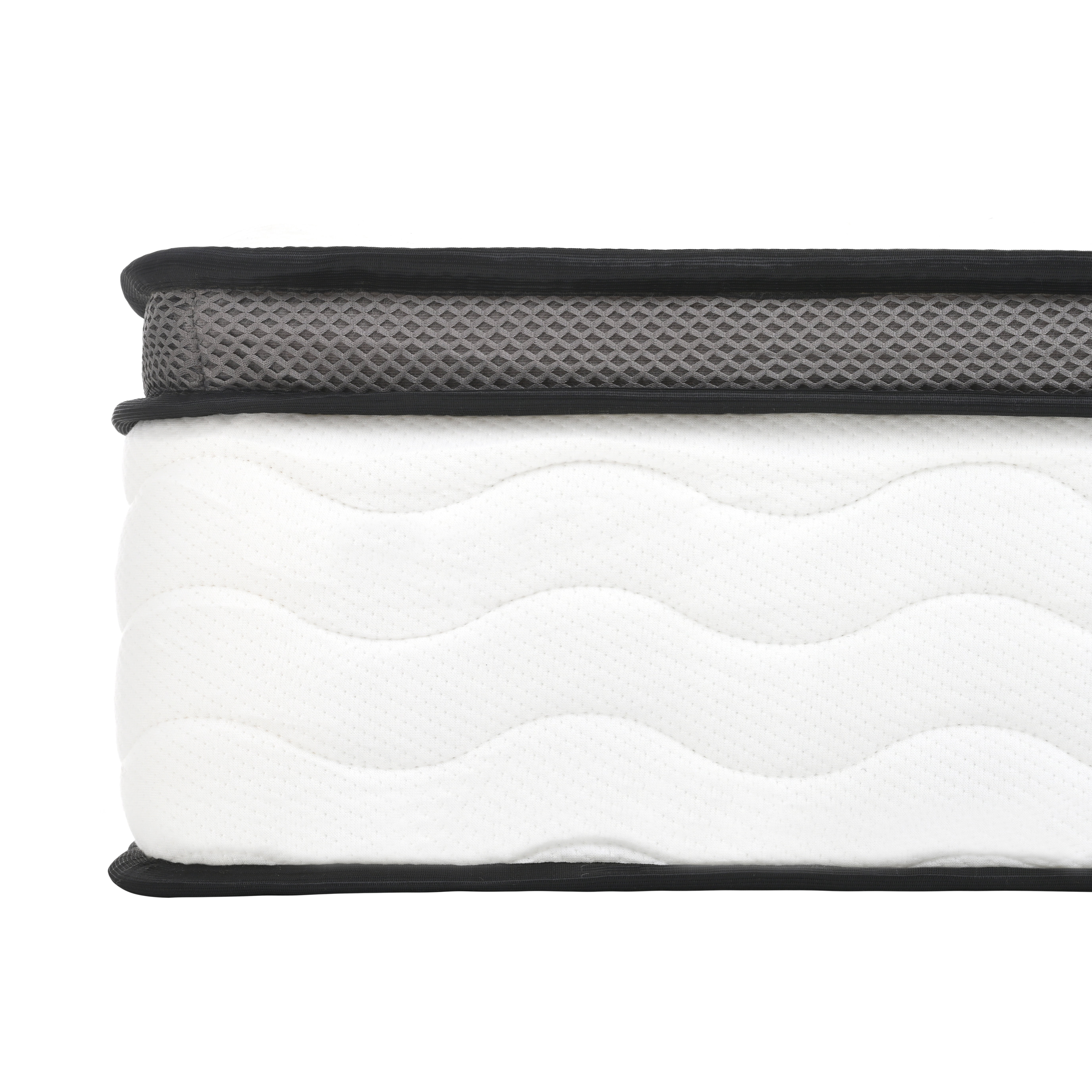 CARZZI LIFE Queen Mattress 10 Inch, Queen Size Memory Foam Mattress in a Box, Hybrid Mattresses with Independent Pocket Coils for Motion Isolation & Silent Sleep, Medium Firm,CertiPUR-US